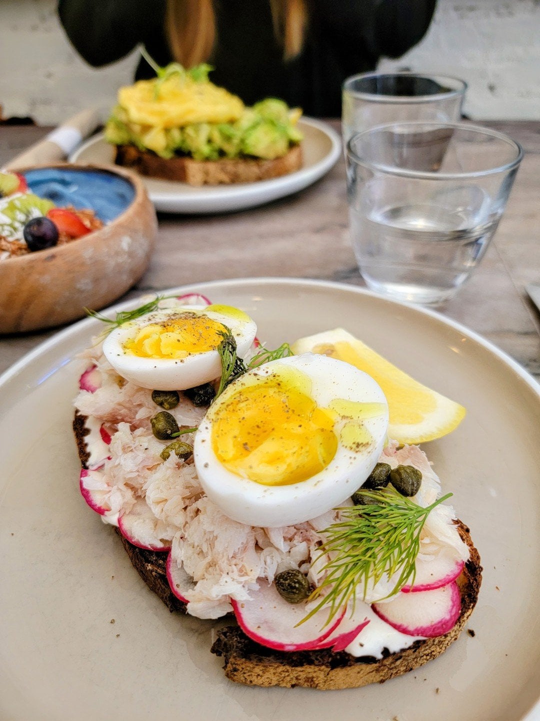 Smoked Fish Toast at Good Thanks LES