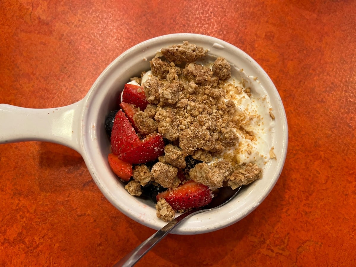 Fruit and Yogurt Bowl at Avalon Bakery and Cafe