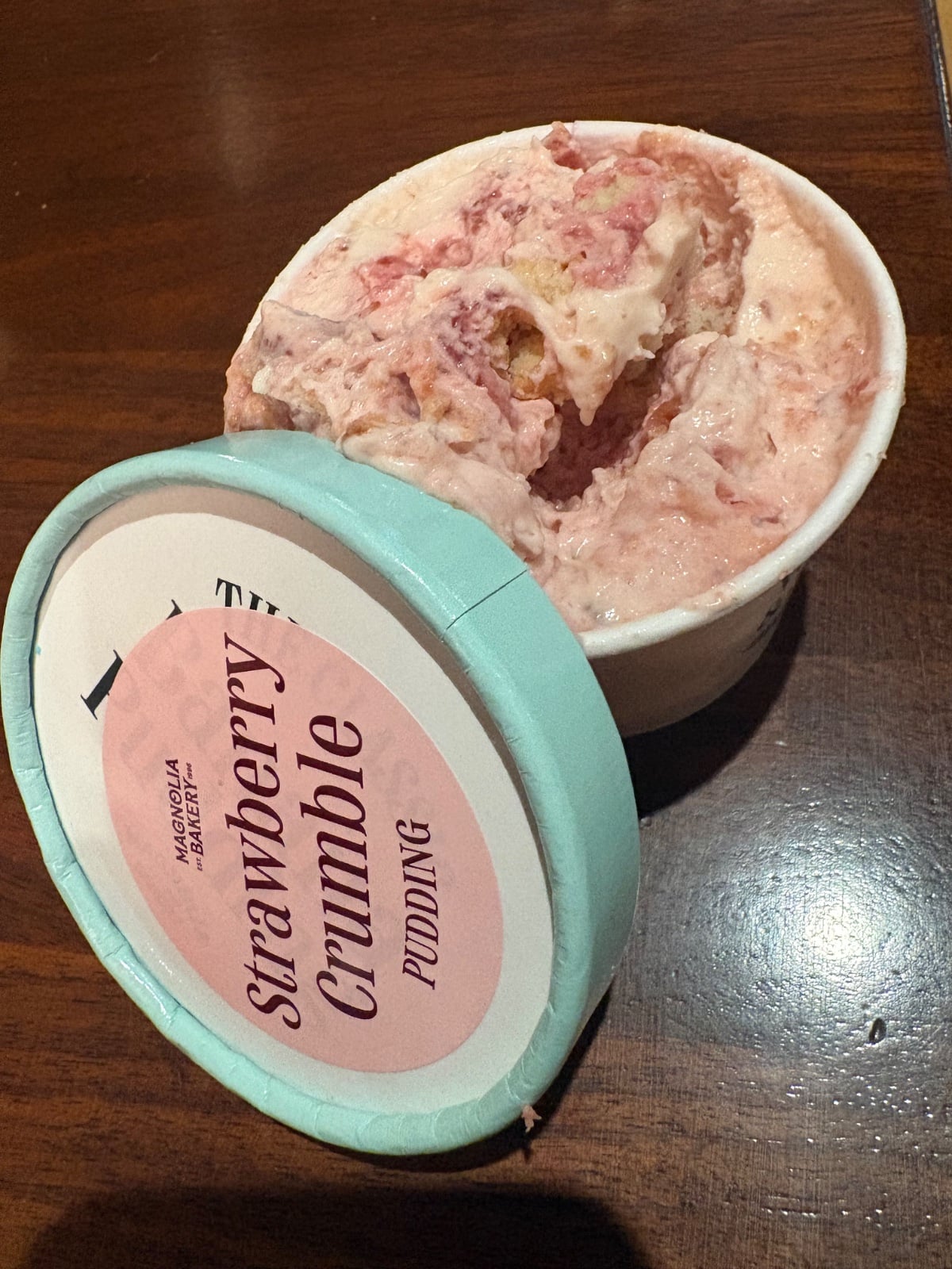 Strawberry Banana Pudding at Magnolia Bakery