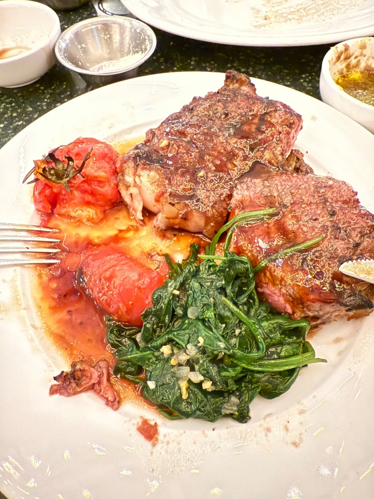 Steak at Culina at Como Dempsey