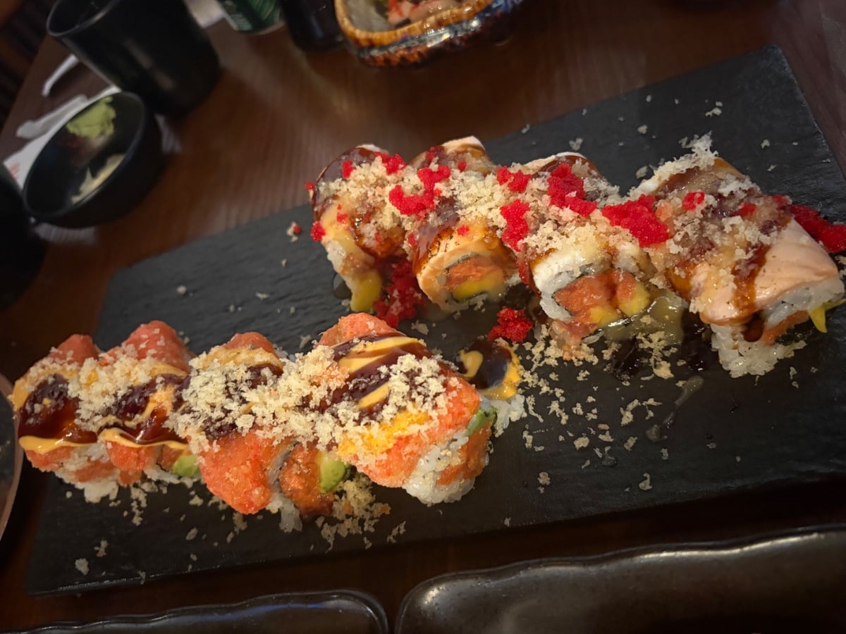 Spicy Tuna Sushi Rolls at Umiya Sushi